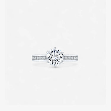 Channel Set Engagement Ring - Evergleam Jewelry