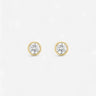 Bezel Lab Grown Diamond Stud - Evergleam Jewelry