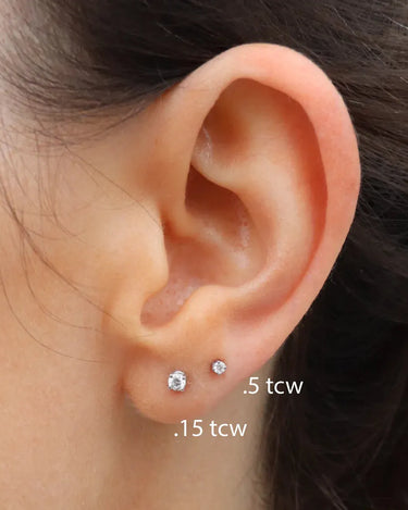 Mini Lab Grown Diamond Studs - Evergleam Jewelry