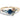 Multi-Stone Blue Lab Sapphire with Sterling Silver or Gold Options