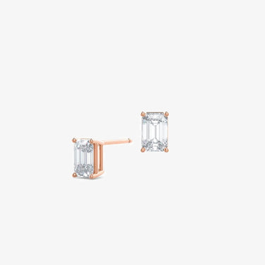 Fine Jewelry Diamond Earrings 18k White Gold Diamond Earring Studs Lab Diamond Earrings - Evergleam Jewelry