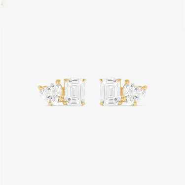 VLOVE Women's Luxury Jewelry Dangle Earrings 14K Diamond Gala Stud - Evergleam Jewelry