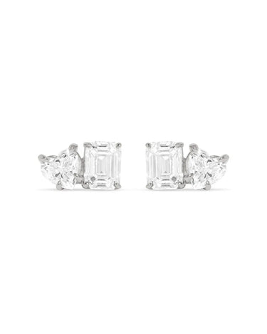 VLOVE Women's Luxury Jewelry Dangle Earrings 14K Diamond Gala Stud - Evergleam Jewelry