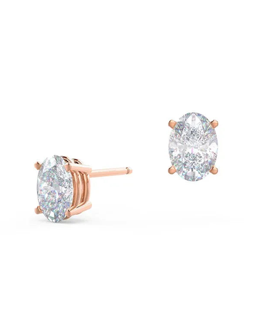 18k Gold Real Diamonds Earrings Man Made Diamond Earrings Vvs Diamond Earrings Jewelry - Evergleam Jewelry