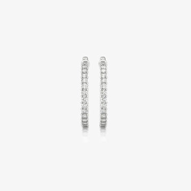 Unique 18k White Gold Hpht Cvd Lab Grown Diamond Earrings Stud Wholesale Price Per Carat - Evergleam Jewelry