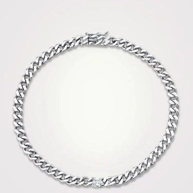 Lab Grown Diamond Cuban Link Bracelet - Evergleam Jewelry