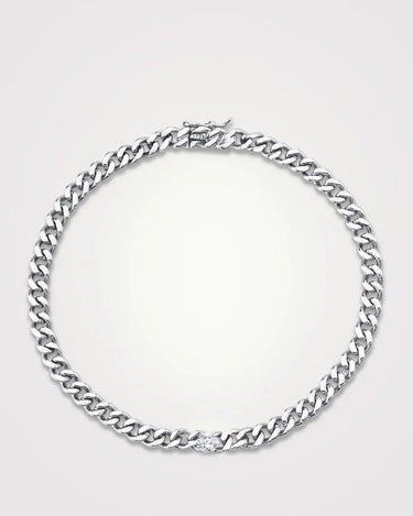 Lab Grown Diamond Cuban Link Bracelet - Evergleam Jewelry